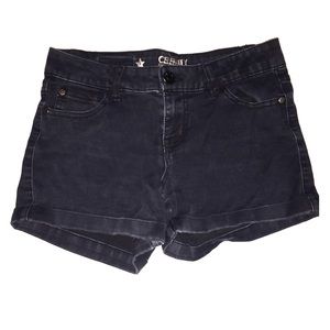 LIGHTLY USED BLACK JUNIORS SIZE 3 SHORTS